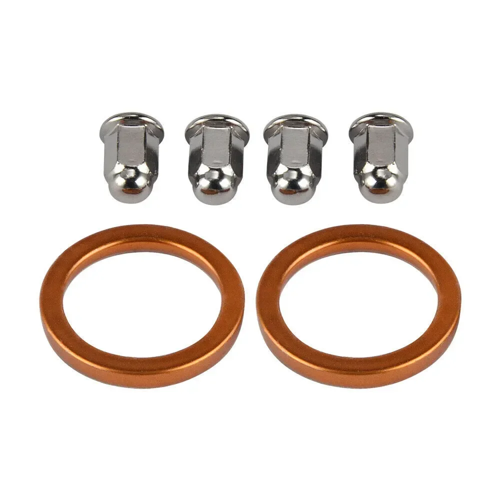 4Pcs Exhaust Gaskets Fits For Honda CB500/550 VF500/700/750 18291-216-000 Automobiles Accessories 18291-MN5-650