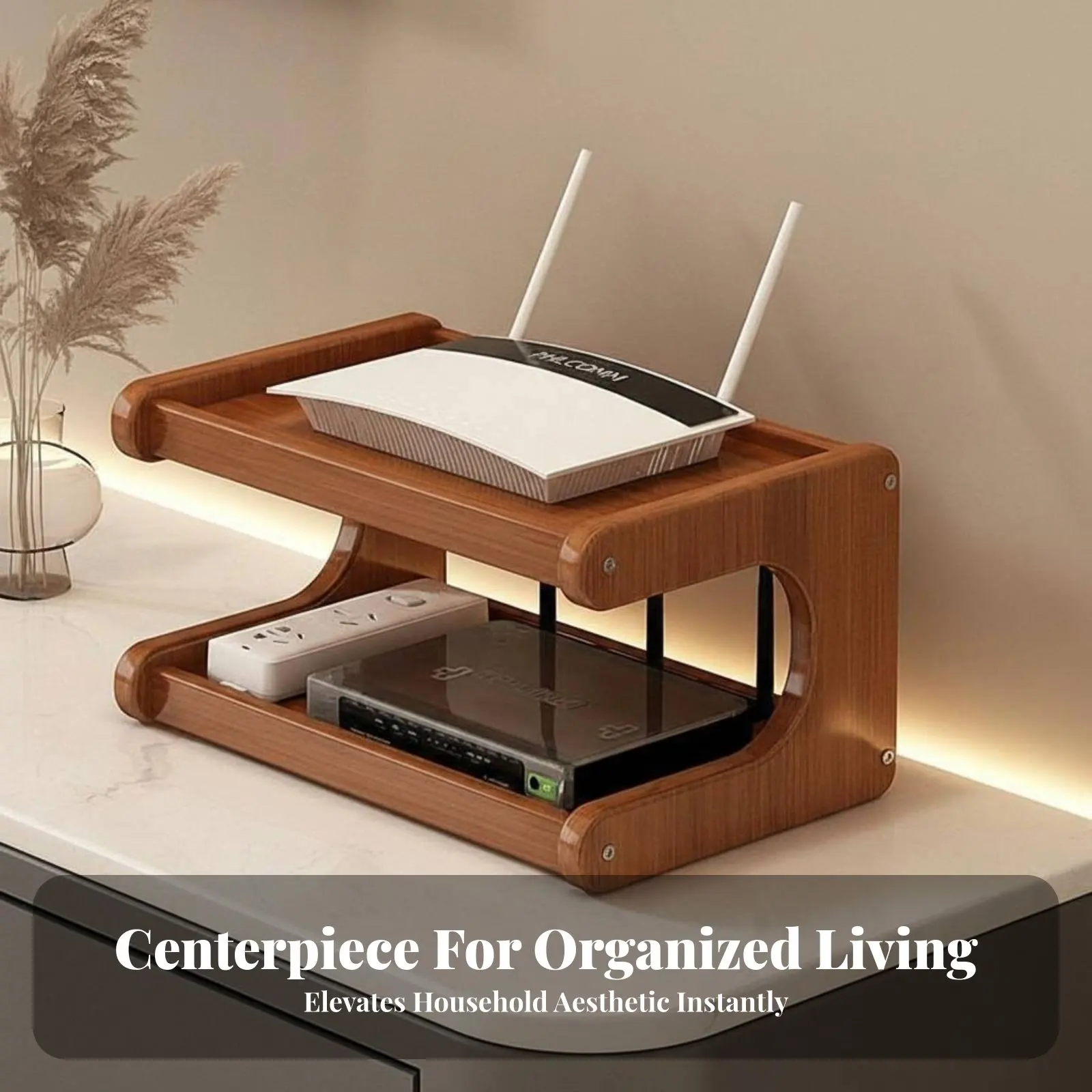 Twotier Shelf Multitier Desktop Organizer Space Saving Vintage and Aesthetic for Office Workers, Students, Desk, Study Room