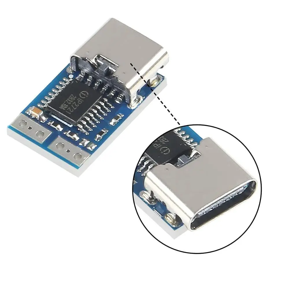 9V/12V/15V/20V Type-C Decoy Module Fast Charging Universal USB C Adapter DC Fixed Voltage Type-C Power Module Notebook Power