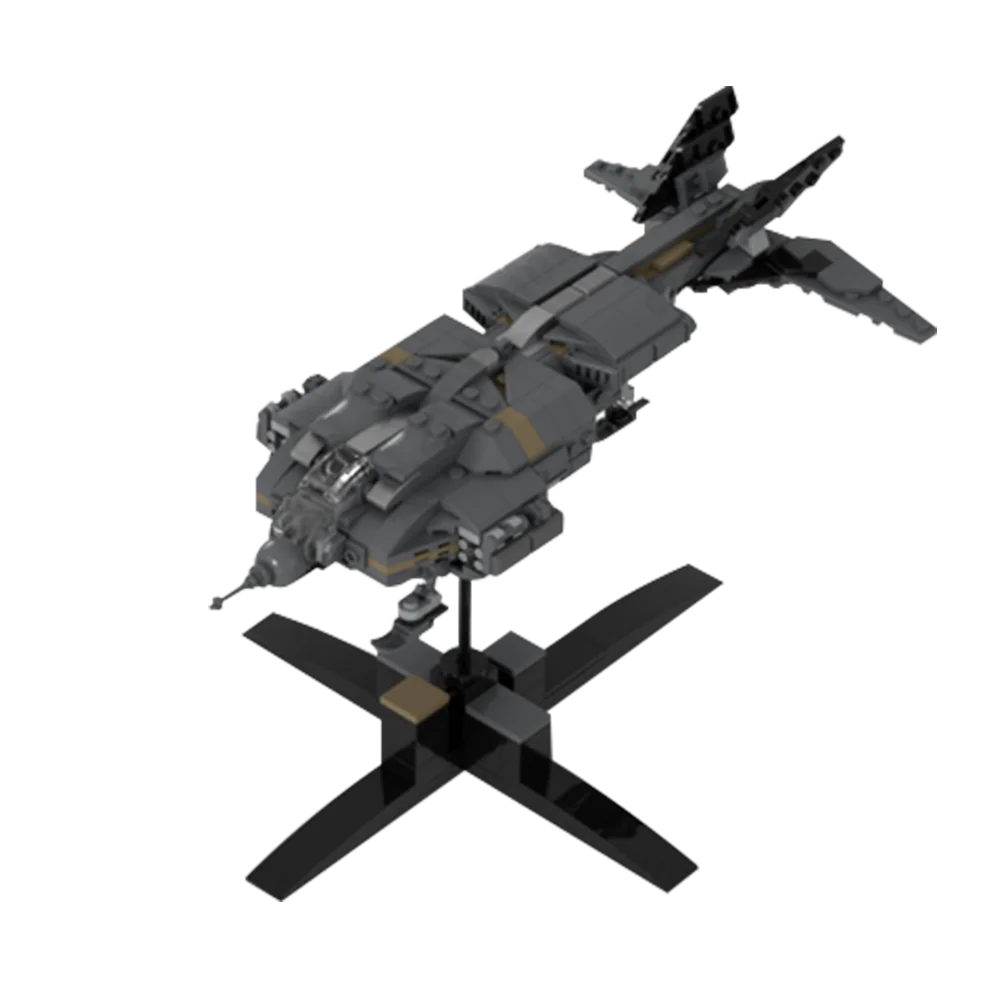 MOC 128254 Micro Aliens Series PART I : UD-4L Dropship Flying Type Building Block Education Educational Toys For Kid Gift