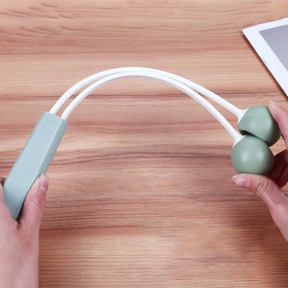 

Portable Massage Double Ball Hammer Waist Legs Relaxation Muscle Hand-held Massage Stick Relief Stress Meridian Beating