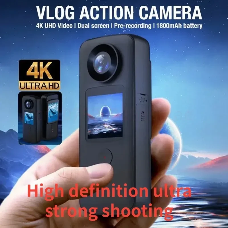 Mini Action Camera 1080P HD Magnetic Attraction Motion Waterproof Anti Shaking Camcorders DV Sport Video Recorder Helmet Bike