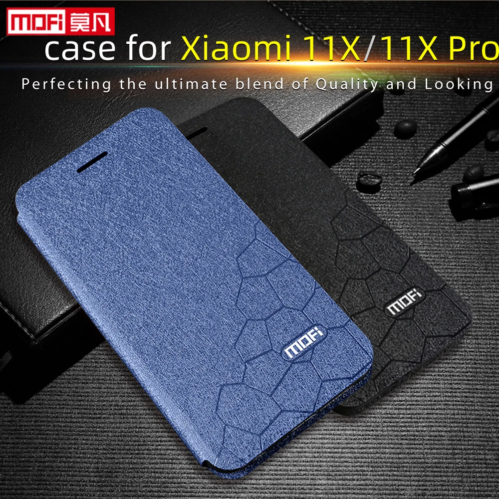 

flip case for xiaomi mi 11x case xiaomi 11x pro cover kickstand leather luxury back book tpu silicone mofi mi 11x pro house men