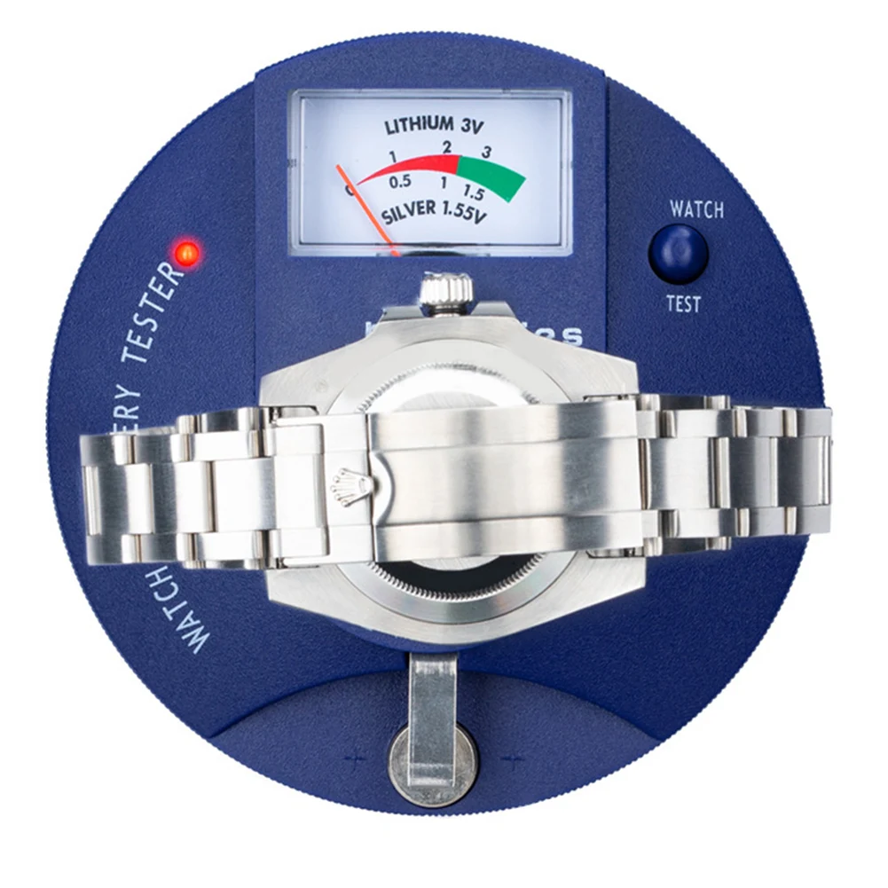 Quartz Movement Tester Round Watch Battery Pulse Tester And 1.5V/3V Coin Cell Battery Analyzer. Battery Tester Watch Repair Tool