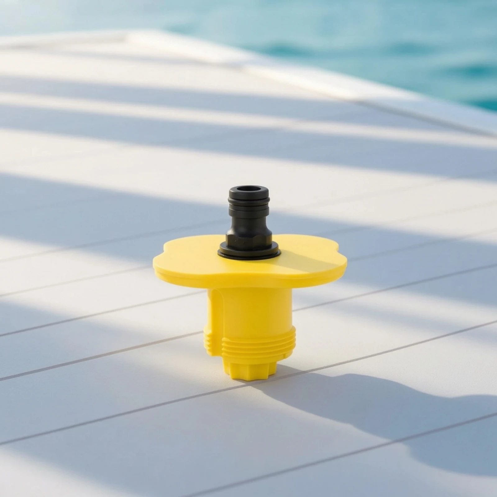 Lightweight Quick-connect Deck Fill Threaded Hose Adapter Boating Accessory for Yacht and RV Systems