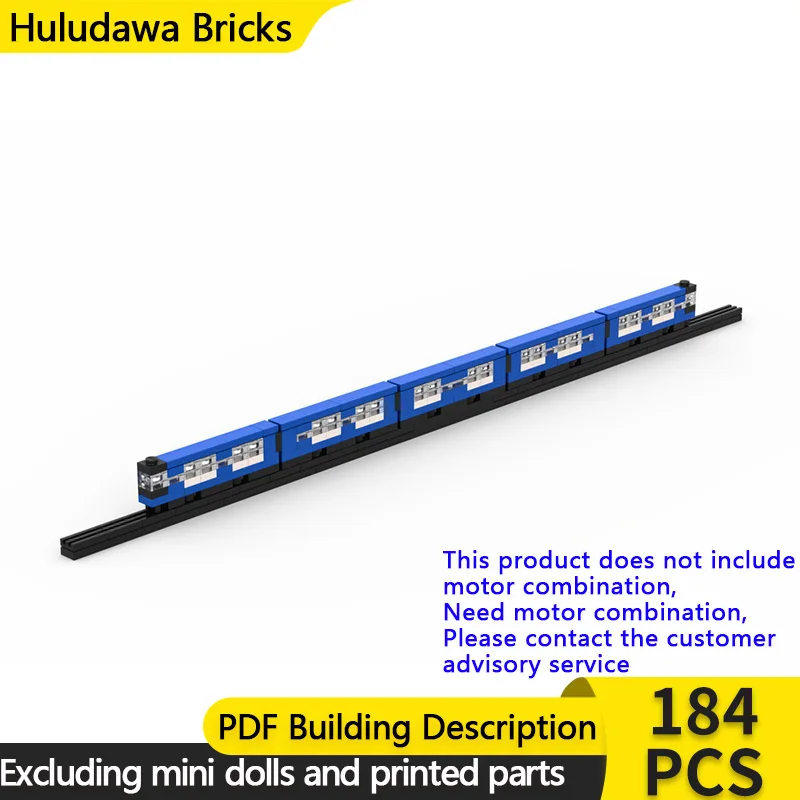 

City Car Model MOC Building Bricks Micro Metro Express Train Modular Technology Children Holiday Gifts Assemble Toys Suit