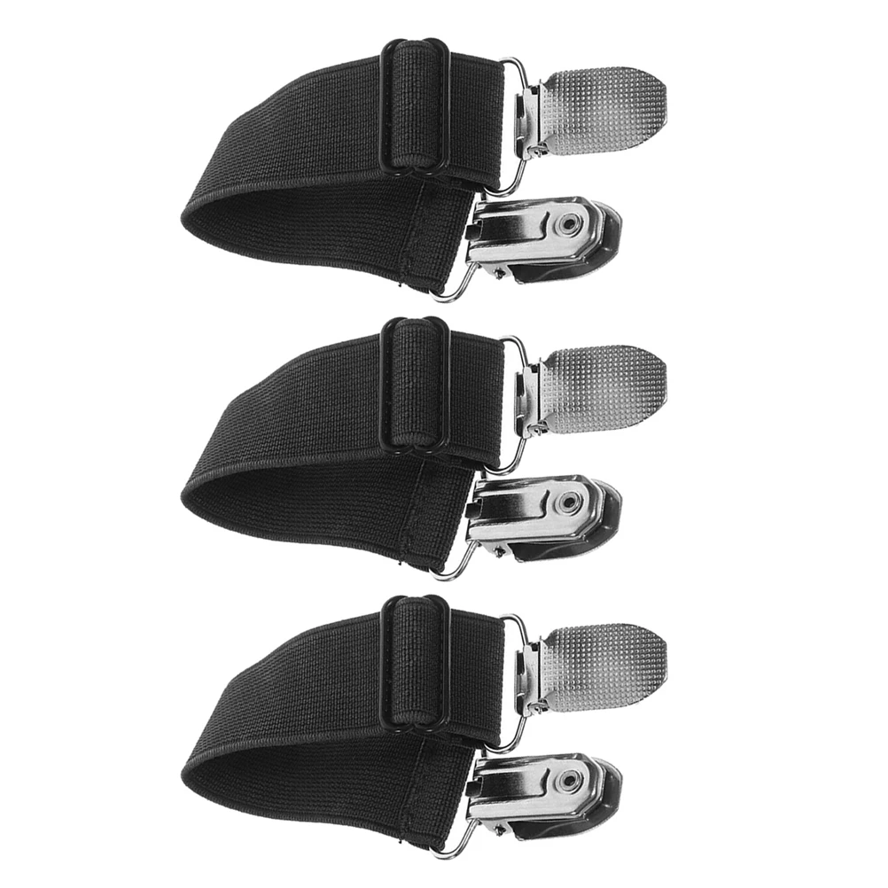 

3pcs Elastic Cuffs for Pant Legs Windproof Waterproof Adjustable Straps Mitten Clips Boot Keeper NonSlip Durability Lightweight