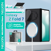 NILLKIN Magnetic Case For Samsung Galaxy Z Fold 7 Case Camera Lens Transparent Cover Holder Camshield Prop Case Magnetic Version