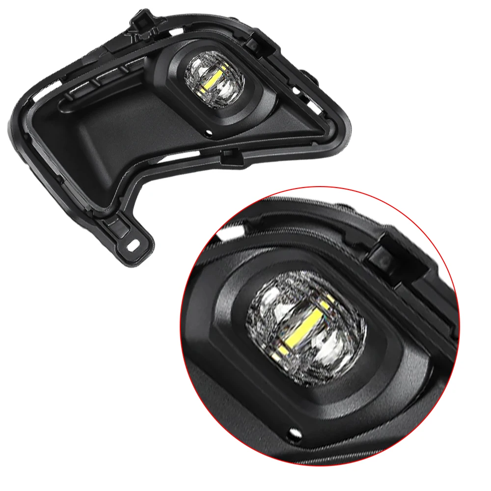 

2pcs For Toyota Grand Highlander 2024 LED Fog Lamp Assembly Front Bumper Driving Fog Lights Lamp Assembly