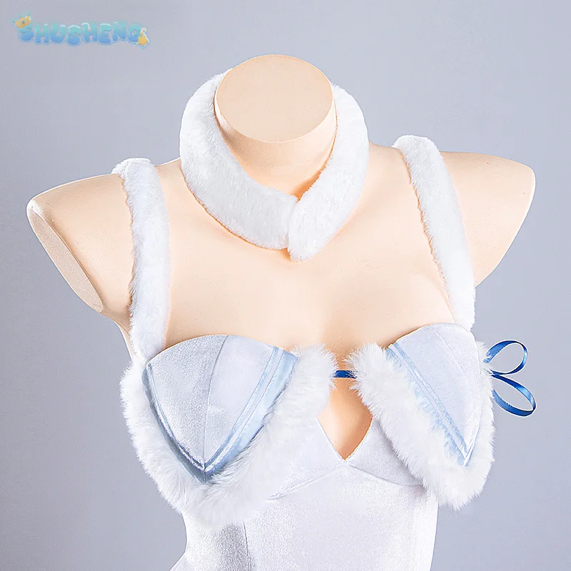 Umikaze تأثيري حلي لعبة أنيمي Azur Lane فتاة جديدة الحلو الأرنب ثوب النوم عقال الجوارب قلادة مجموعة فستان حفلة الهالوين #2