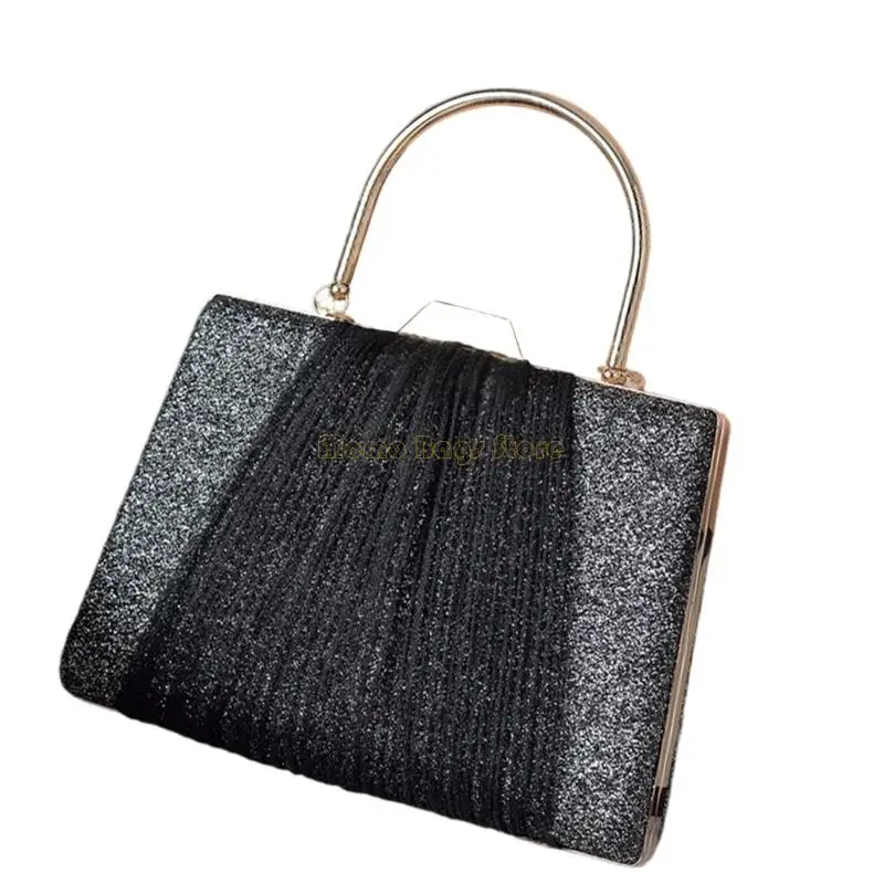 X90D Parkling Pu Leather Crossbody 3 Way Carry Designshoulder Bag حقيبة يد غير رسمية مثالية للليل