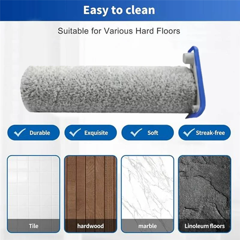 2PCS Roller Brush For Ecovacs Deebot X8 Pro Omni Vacuum Cleaner Replacement Accessories Efficient Household Cleaning Accessories