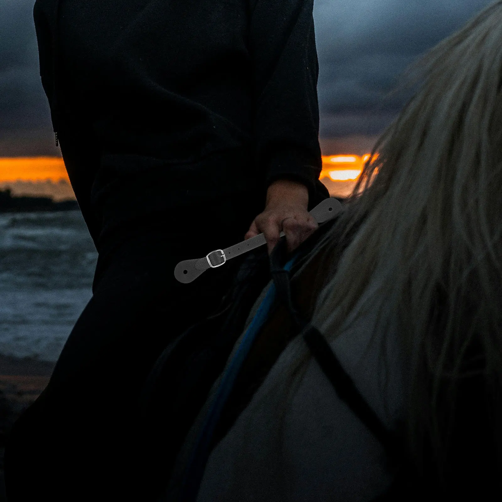 2 قطعة أشرطة تحفيز ركوب الخيل اكسسوارات قابل للتعديل حزام غربي خمر Pu صالح للرجال النساء دائم التمهيد الأشرطة الفروسية #1