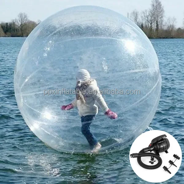 Customized Dance Balloon Game Inflatable Floating Water Bouncing Pool Ball Human Hamster Bubble Inflatable 2m  Water Ball