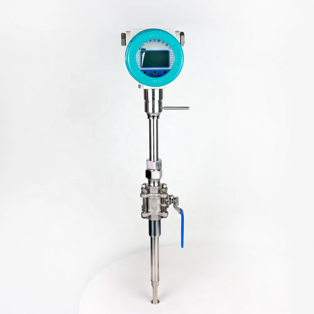 

Price Pegotiable Flowmeter Insertion Pipeline Compressed Air Oxygen Nitrogen Natural Gas Thermal Gas Mass Flow Meter