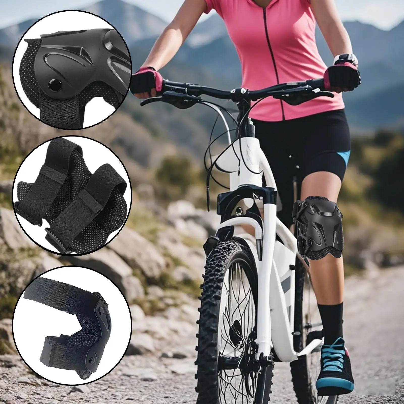 

Наколенники для взрослых, противоударные защитные светоотражающие наколенники для катания на коньках для взрослых, рукав для локтя для мужчин, спортсмен, велоспорт