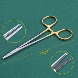 12.5CM Needle Holder Double Eyelid Needle Clamp Buried Wire Clamp Surgical Tools For Thread Embedding Inlaid Stainless Steel