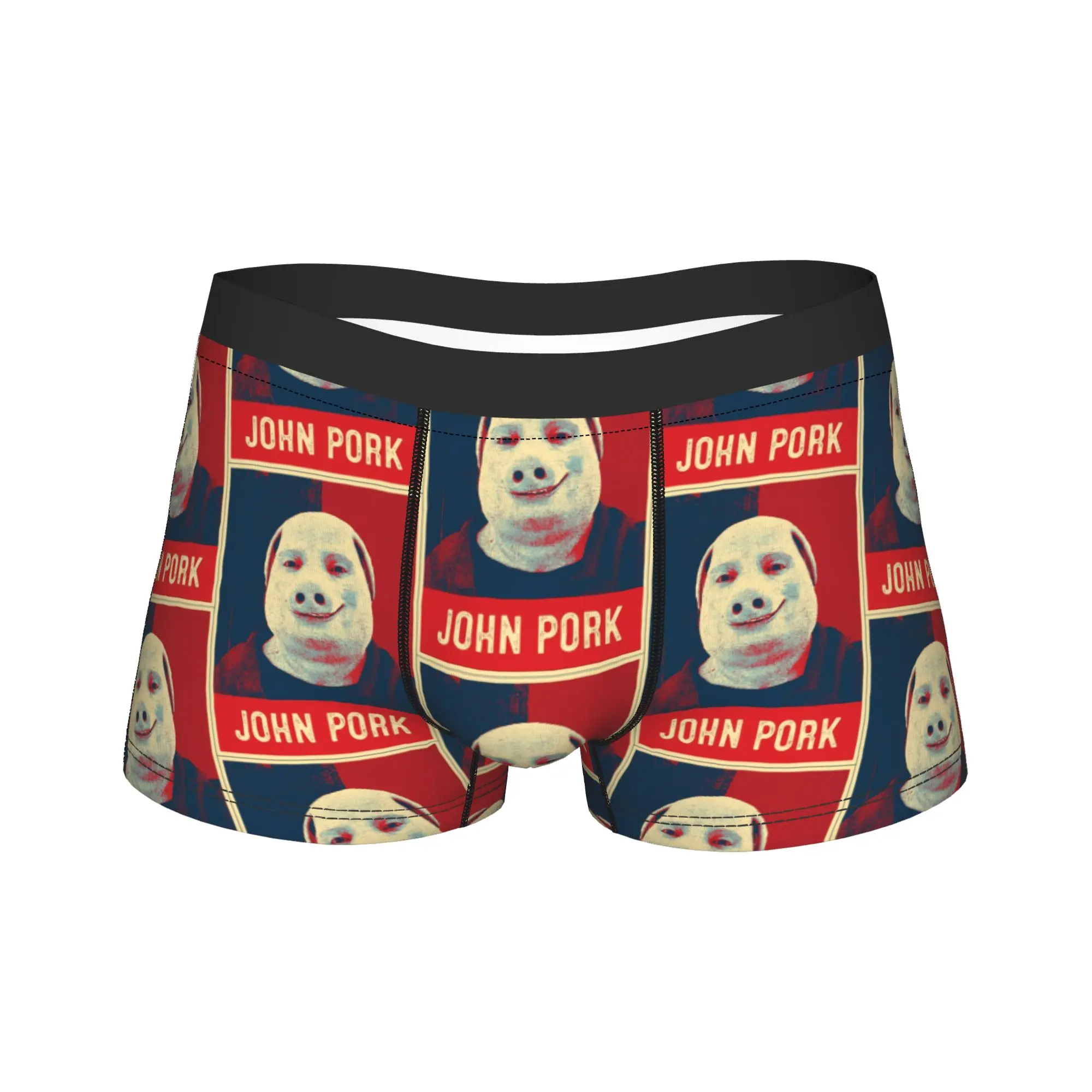 

Модные боксеры John Pork, винтажные шорты в стиле ретро, трусы, мужское нижнее белье, дышащие трусы для Homme, большие размеры