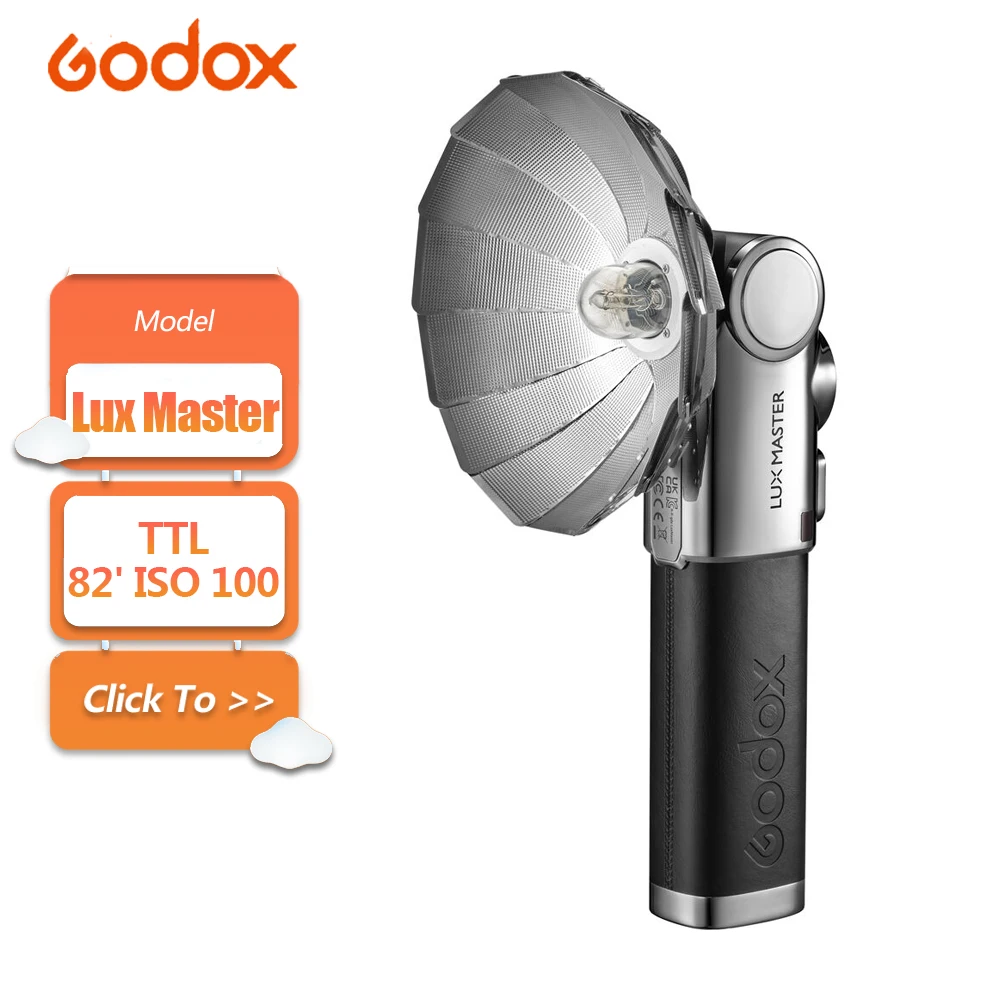 

Godox Lux Master Retro TTL HSS Camera Flash with Touch Screen Wireless Sync for Sony Nikon Canon Fujifilm Lumix Leica
