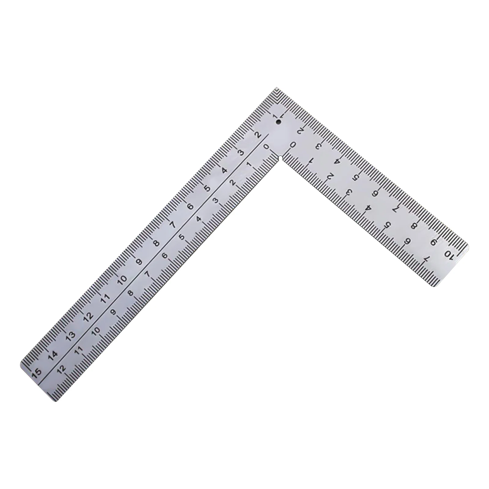 Combination Square Precision L-Shaped Ruler for Woodworking Carpentry Stainless Steel Right Angle Tool for Builders Pro