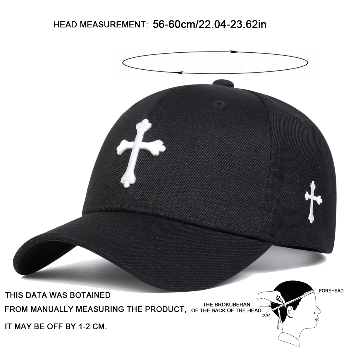 Unisex Alien Cross Embroidery Side NYC NEW WORK Baseball Caps Spring and Autumn Outdoor Adjustable Casual Hats Sunscreen Hat