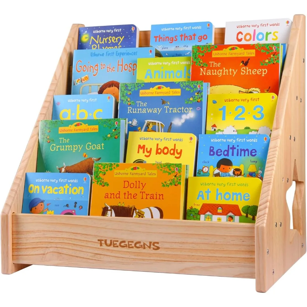 

Bookshelf,Toddler Bookshelf for Kids,Organize Your Little One's Reading Adventure with Our Kids Bookshelf - (Wood) Shelves