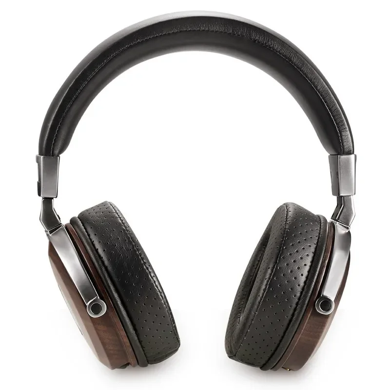 الرجعية الخشب يرتدي HIFI حمى سماعات 50 مللي متر سماعات ستيريو مفتوحة الديناميكية سماعة خشبية الأذن الصوت المعادن عقال سماعة