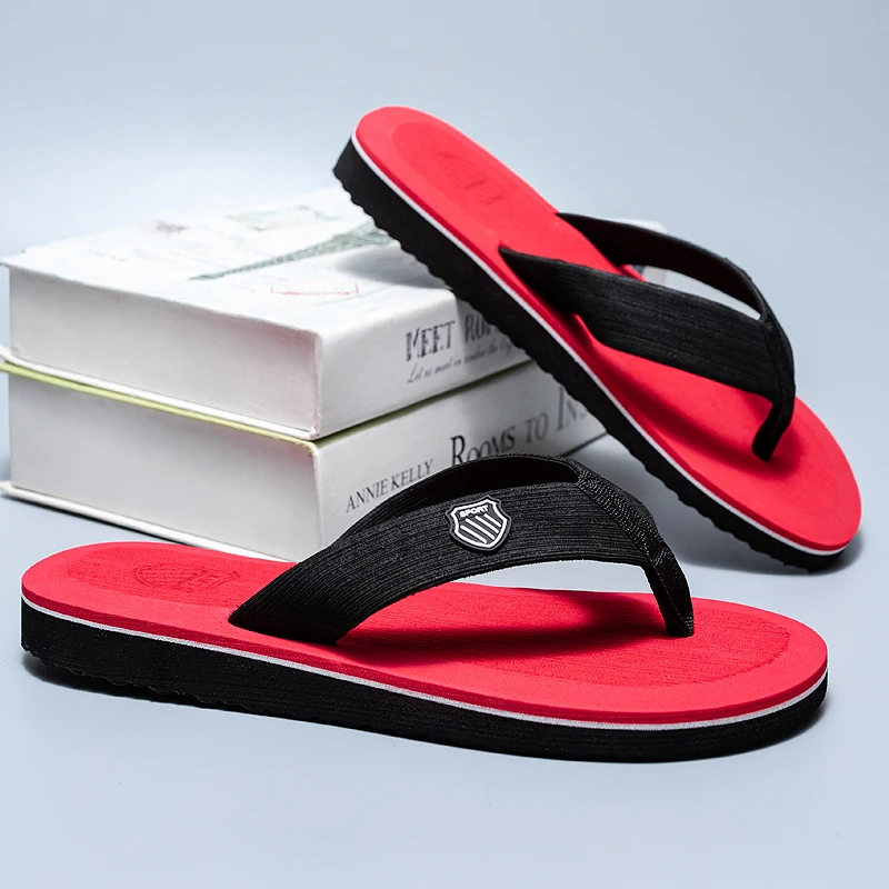 Hot Sale Men's Flip-flops Outdoor Casual Beach Slippers Soft Light Non-Slip Shoes Summer Slippers Men Shower 2023 Zapatos Hombre