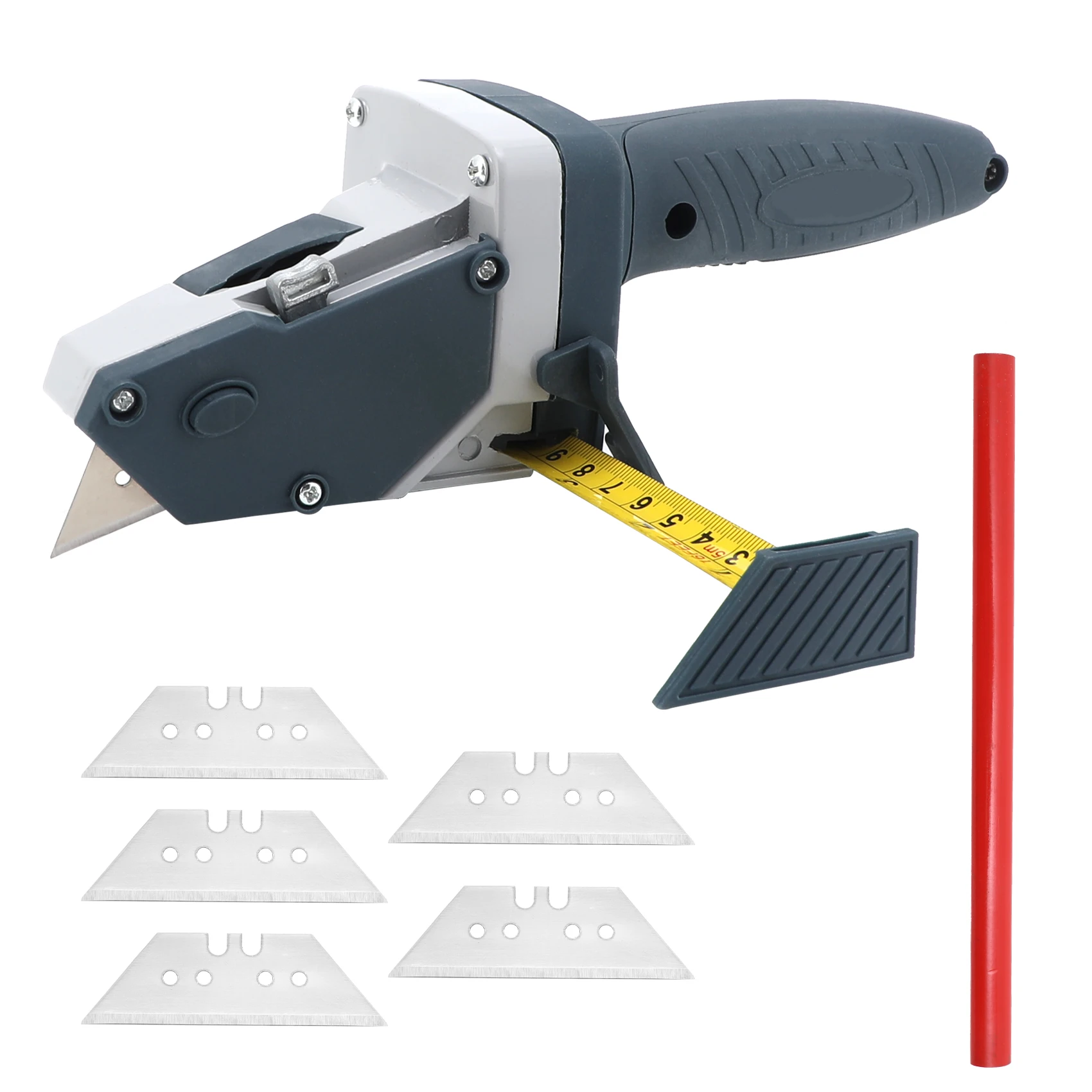 

Plasterboard Cutter Scriber Board Plaster Edger Drywall Auto Cutting Artifact Cutter Home Woodworking Scale Hand Tools