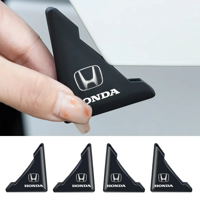 Car Goods 2PCS Door Edge Guards Silica Gel Anti-wear Cover Guard Protect Sticker For Honda CR-V CIVIC Accord 7 Jazz Odyssey DOHC