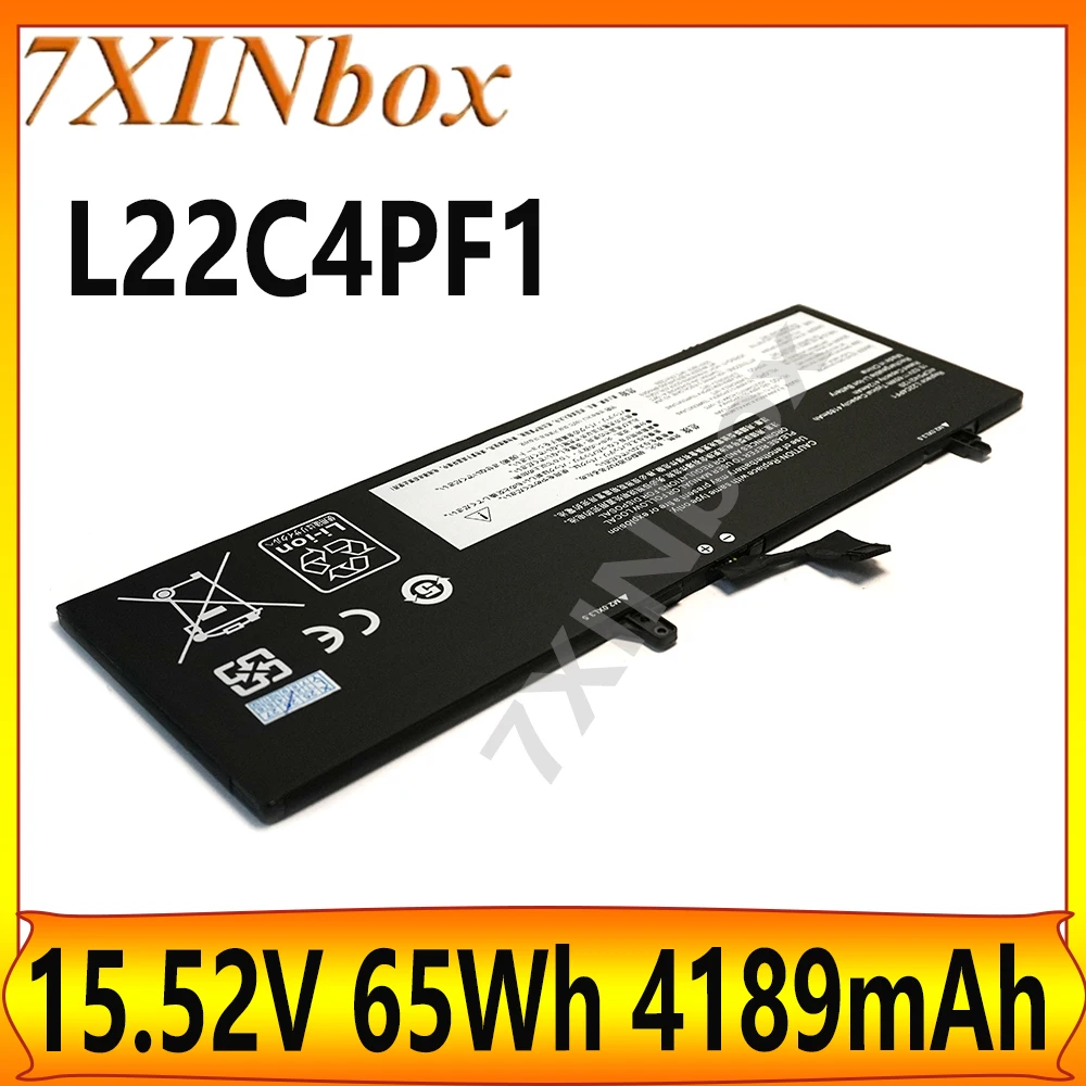 

Аккумулятор для ноутбука 7XINbox L22C4PF1 L22M4PF1 15.52V 65Wh 4189mAh для Lenovo Yoga Slim 6-14IAP8 6-14IRP8 7-14IRP8 7-14IMH9 Series