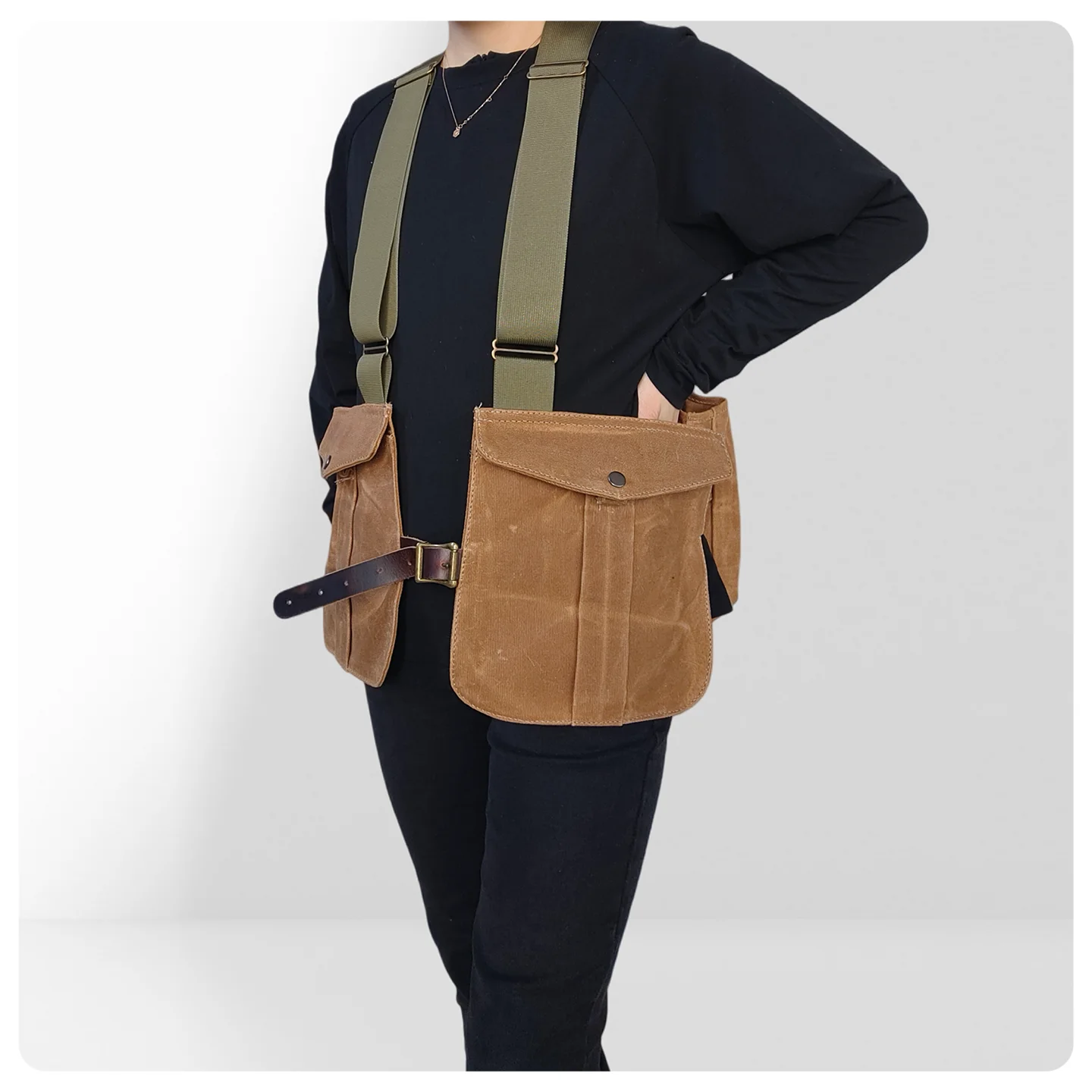 Vintage Waxed Canvas Utility Vest Men American Workwear Multi-Pocket Outdoor Fishing Fishing Camping Sleeveless Jacket Work Vest
