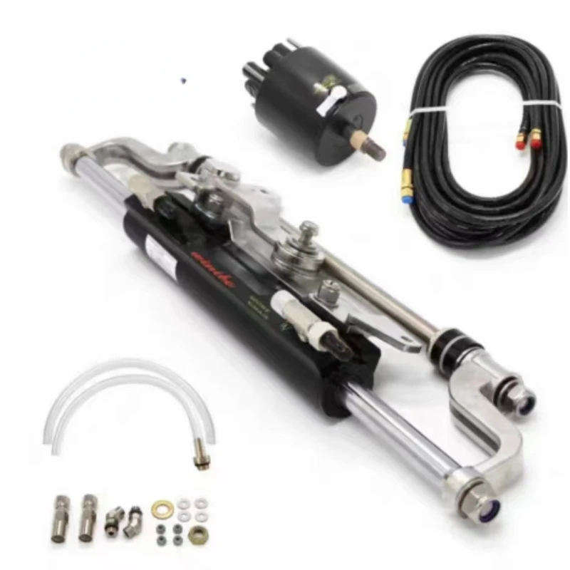 Hydraulic Boat Outboard Steering Marine Steering System Kit Cylinder Helm 300HP