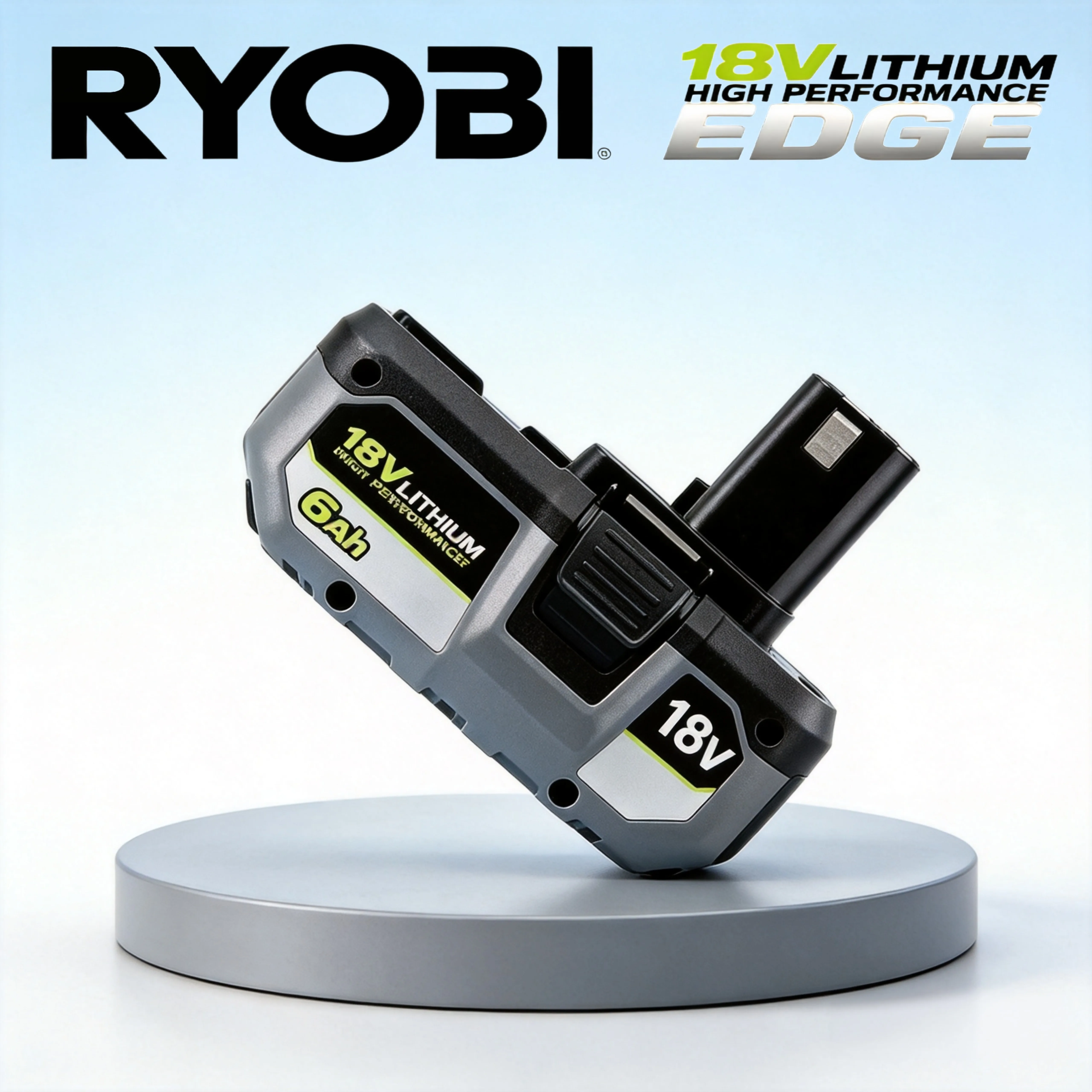 For RYOBI High-performance Lithium Battery  18V No Memory Effect,Low Self Discharge,Suitable for All Tools P108 P109