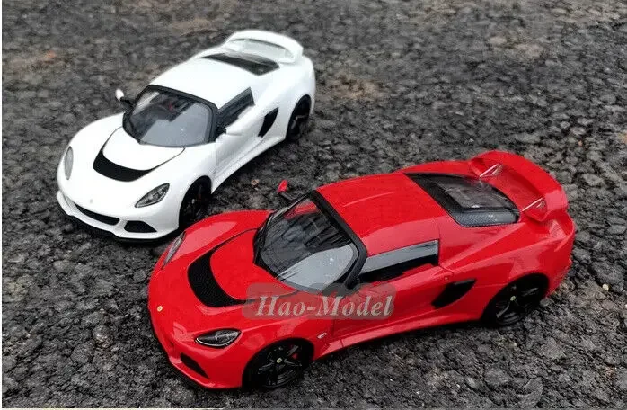 Autoart-exige用のダイキャストモデルカー,白い合金,男の子用のシミュレーション玩具,誕生日プレゼント,装飾品の展示,白,特別オファー,1:18