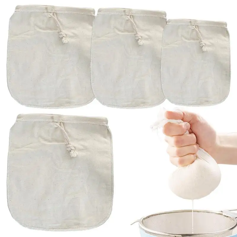 Creececloth-バターとオーガニックスムージング用のストロー,再利用可能,洗える,純粋な綿,調理用のチーズクロス,醤油,牛乳用