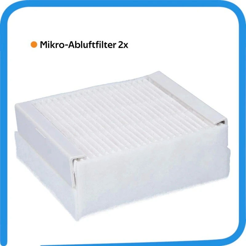 2X Filter Set For 787241 Vacuum Cleaners Of The AQUA + Series, Alternative Filter Set 99 Part No. 787241