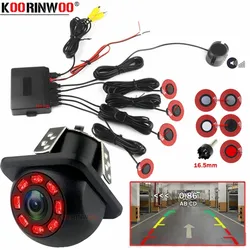 Parktronic Sensor Kit Vehicle Electronics Radar Detector Device Intelligent Reversing Camera Video System Parktronic Accessories