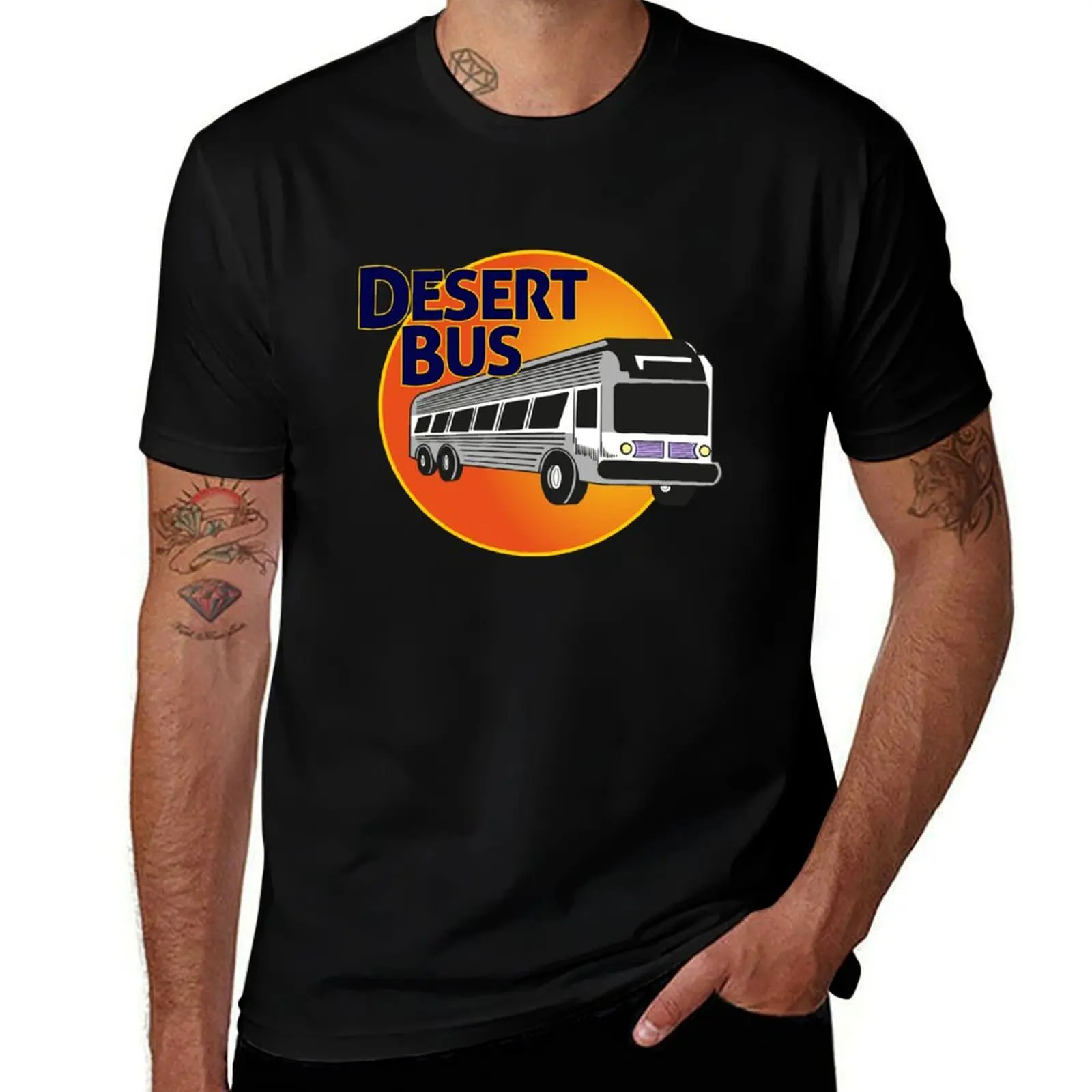 

man for Desert T-Shirt man plain t shirt shirts t Bus anime