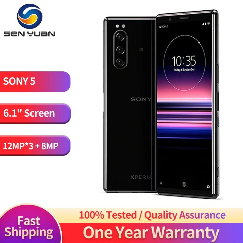 Sony Xperia 5 J8210 J9210 Japan Version Mobile Phone 4G LTE 6.1