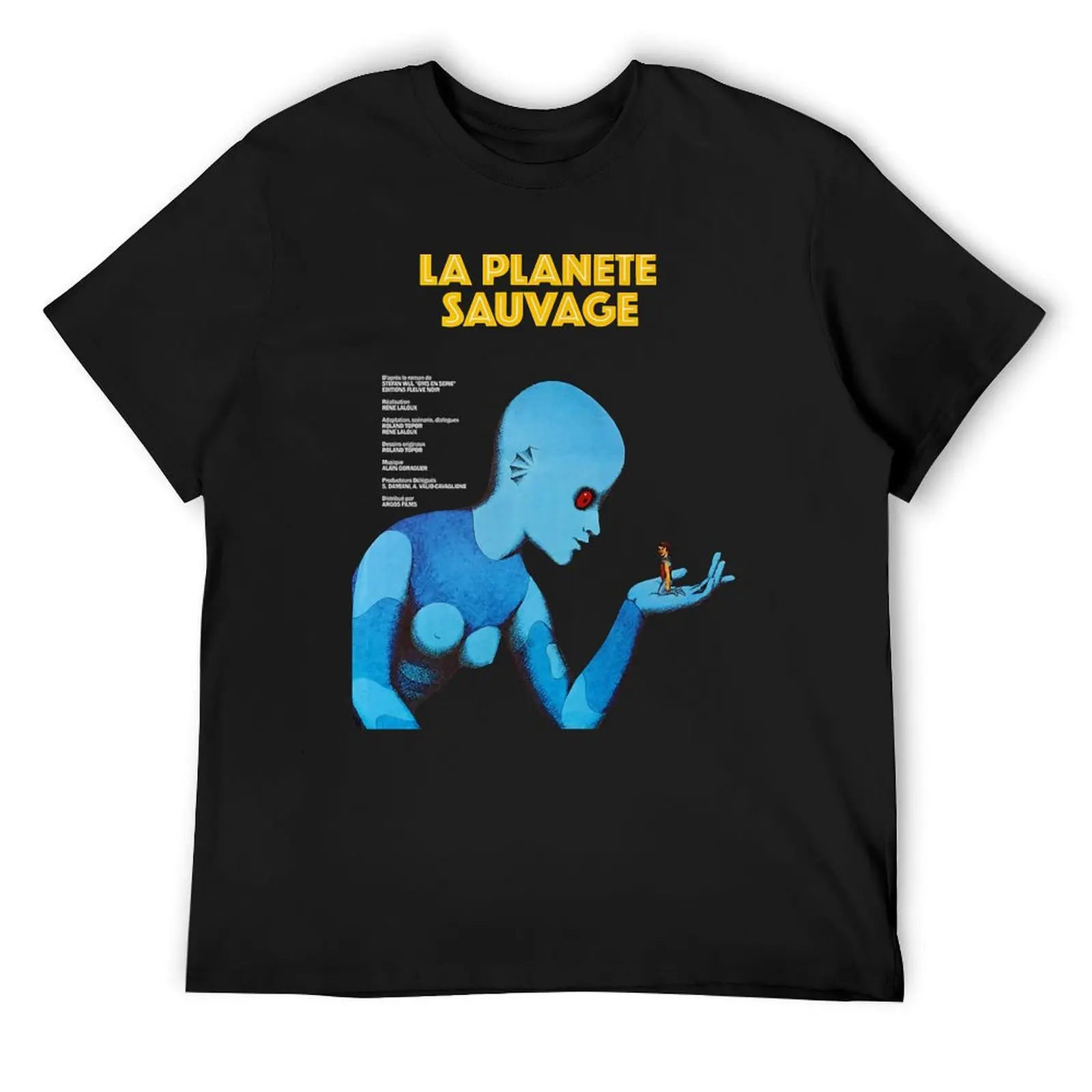 Fantastic Planet - La Planete Sauvage T-Shirt summer tops boys whites heavy weight t shirts for men