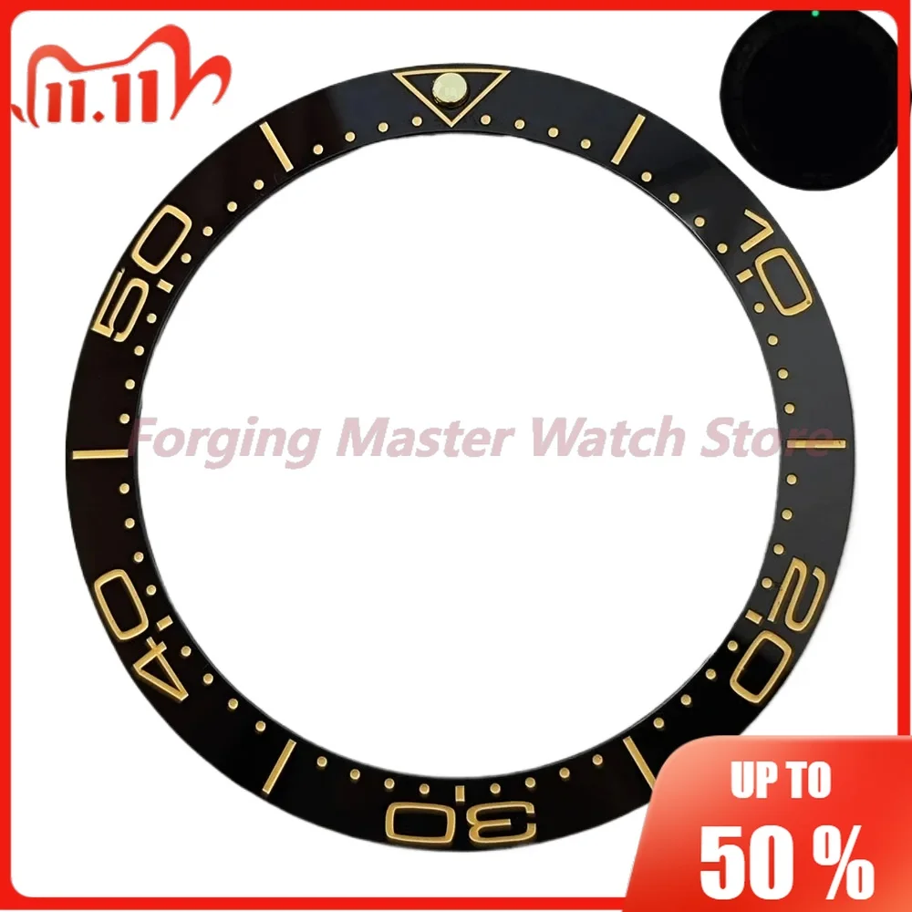 

high-quality 38.5mm bezel is suitable for high-quality ceramic inserts with an inner diameter of 30.5mm in 40mm case accessories