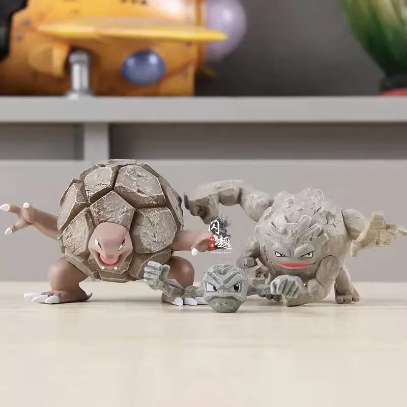 

Pokemon Figurine Digimon Geodude Feraligatr Action Figure Kawaii Doll Ornament Anime Peripheral GK Statue Toys Gift for Kids