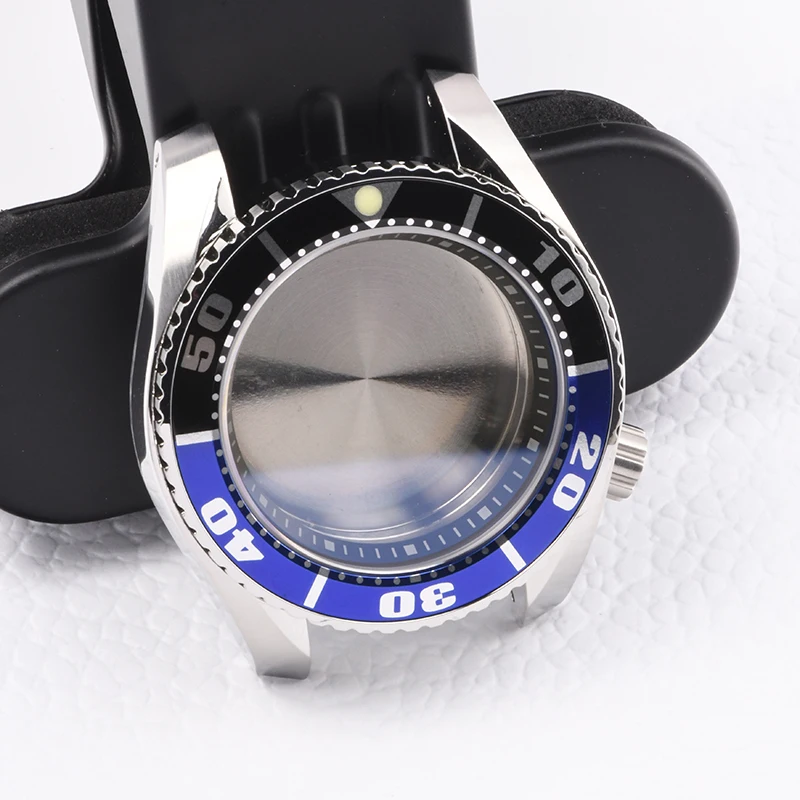 حافظة ساعة HEIMDALLR حافظة غوص من الفولاذ المقاوم للصدأ مضيئة للغاية تناسب Seiko mod لحركة NH35A NH36A الأوتوماتيكية الياقوت