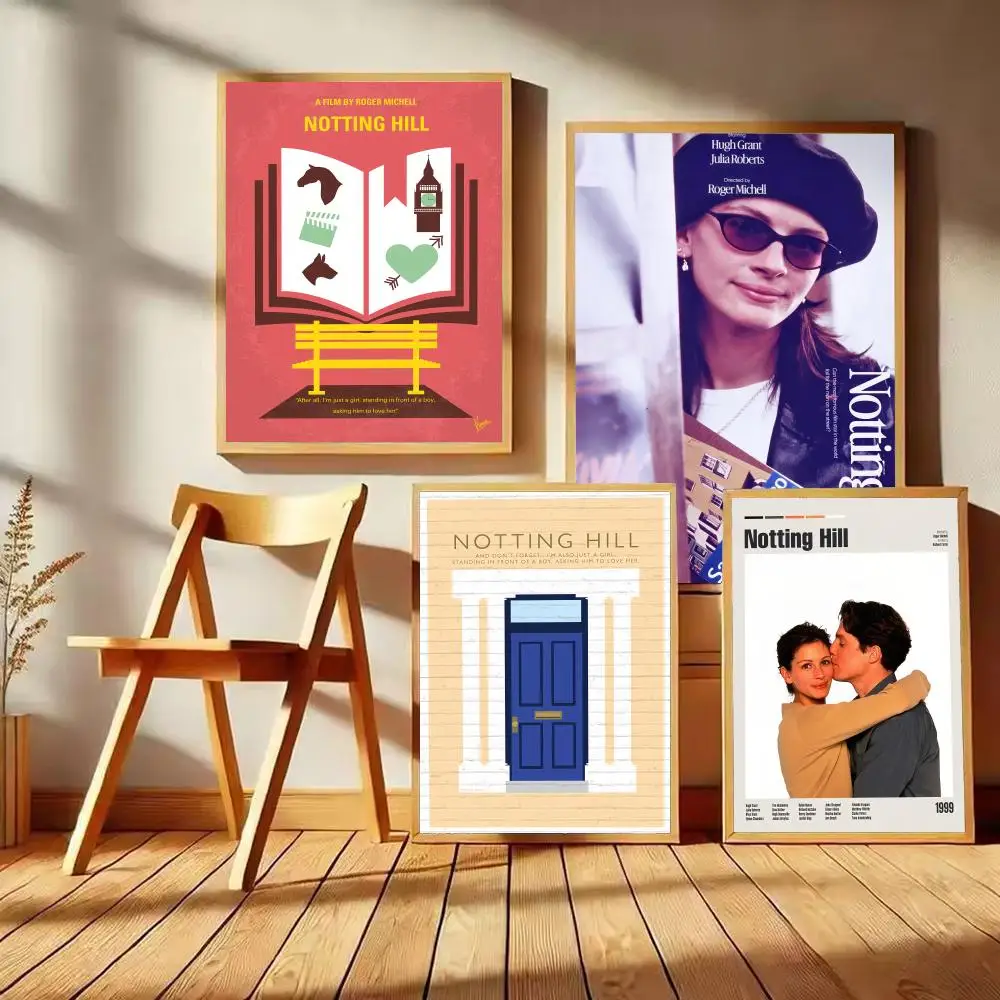 N-Notting Hill Classic Movie Poster Self-adhesive Art Waterp