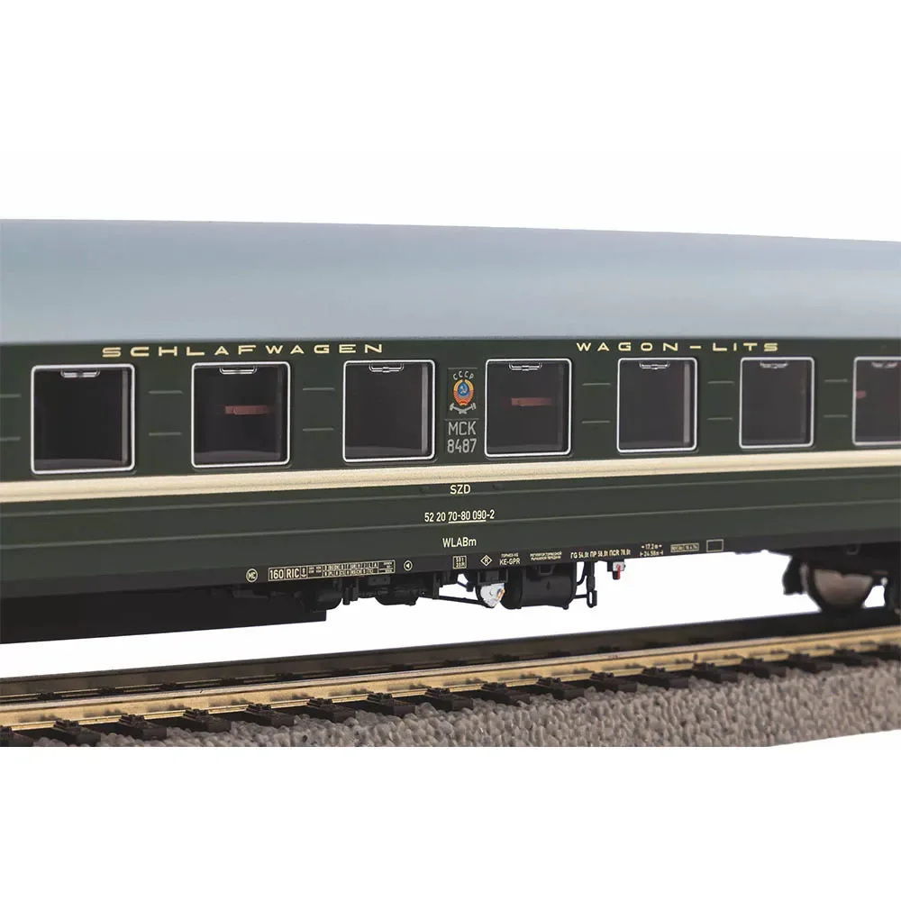 PIKO HO 1/87 SZD Train Model 58556 Coach WLABm IV Russian State Railways Fourth Generation Train Model Toy