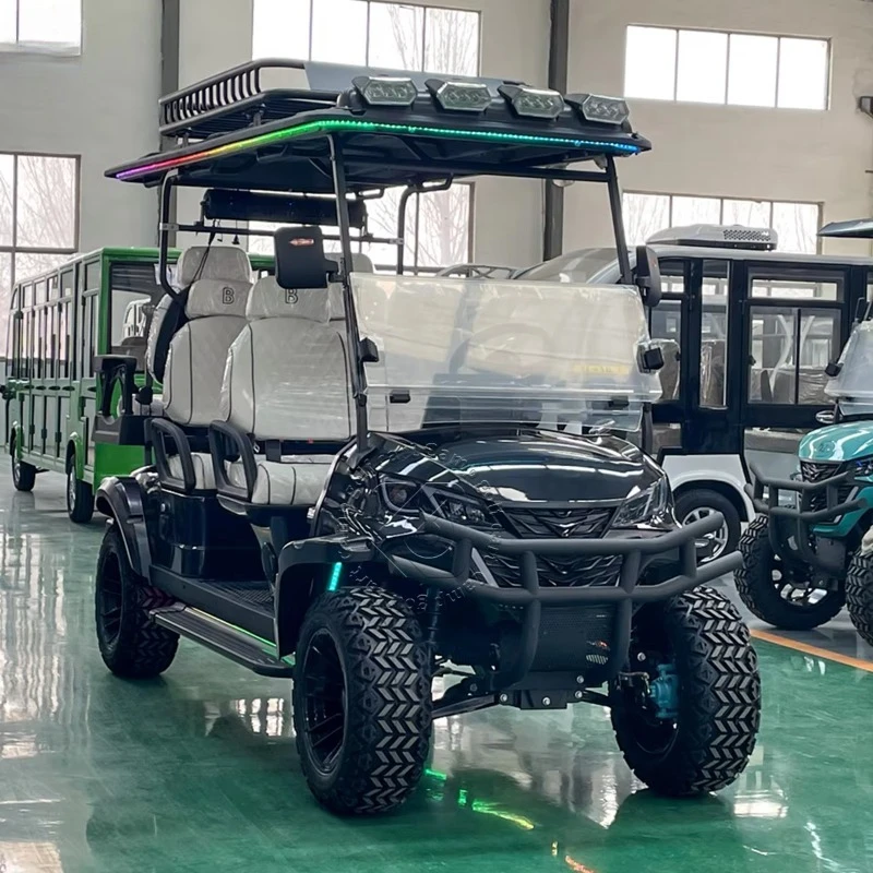 CAMP 2026 Hot Selling Off Road Hunting Golf Cart Golf Buggy 72V Lithium Battery Electric Golf Car
