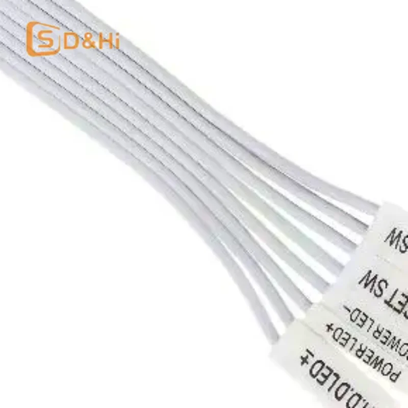 

20/30/50cm Motherboard Front Panel Cable Universal 9Pin F-PANEL Adapter With Labeled Connectors For PC Case DIY Modding