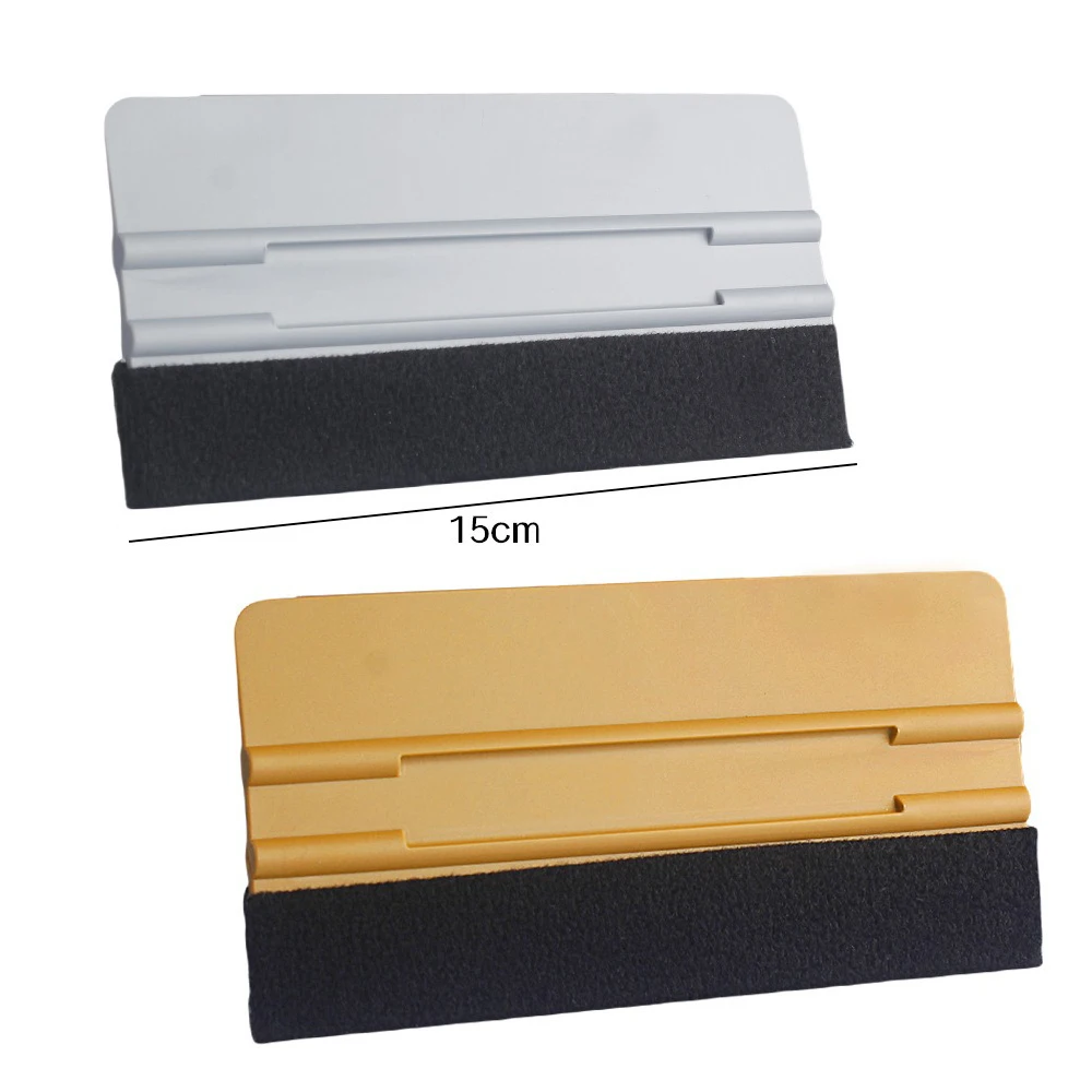 ALIWRAP-escurridor de fieltro de tela de 15CM, herramienta de instalación de película de vinilo, tinte de ventana, herramienta de envoltura de vinilo para coche, raspador alisador de papel tapiz