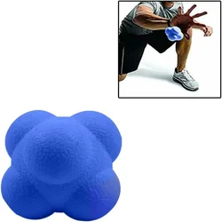 Hexagonal Reaction Ball Silicone Agility Coordination Reflex Exercise Sports Fitness Training Ball Games Boys Ring Toss Game Fun